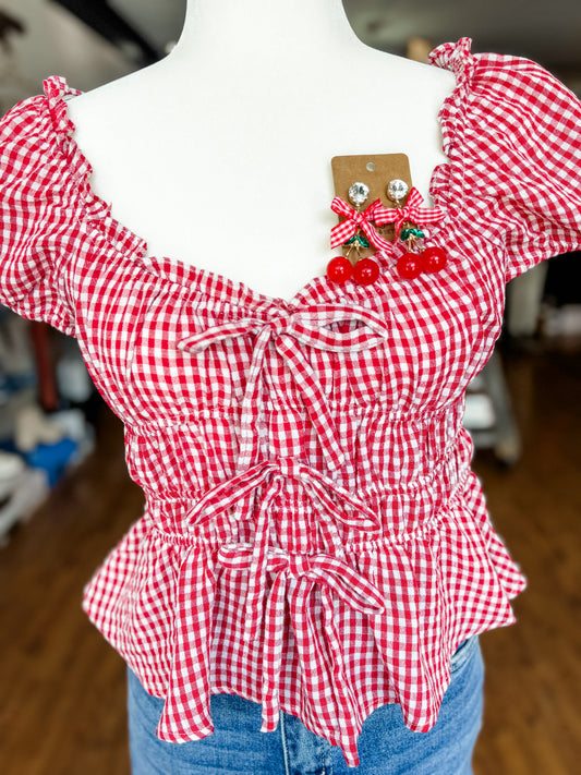 Summer Staple Gingham Top