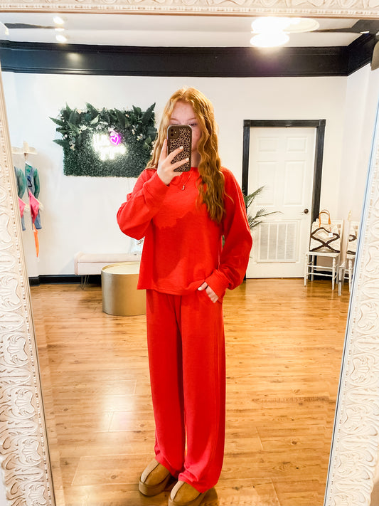 Crisp Air Two Piece Set, Cherry