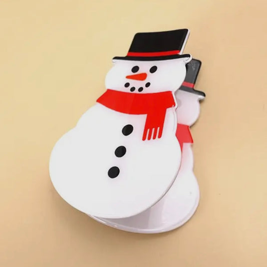 Snowman Claw Clip