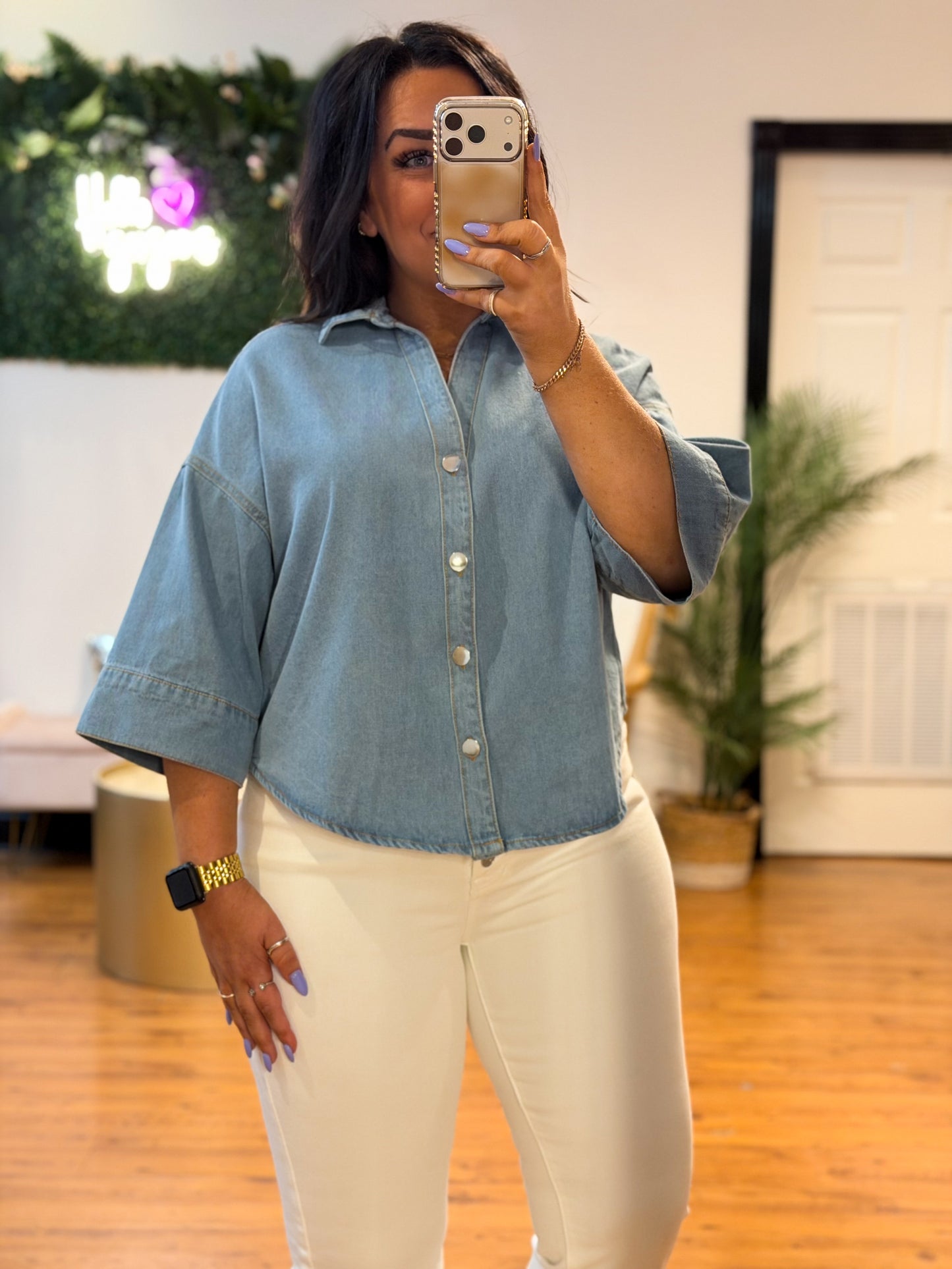 Made For You Denim Shirt