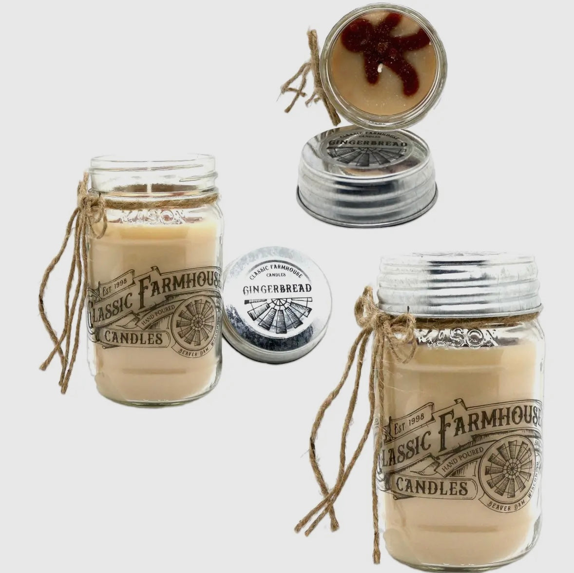 Gingerbread Candle, 14oz