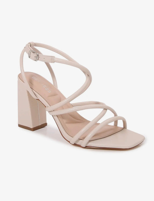 Elissa Ankle Buckle Block Heel