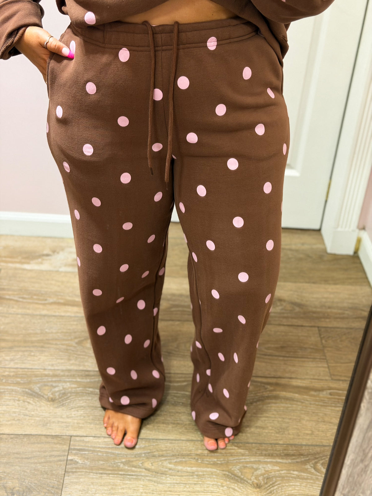 Morning Chill Polka Dot Set