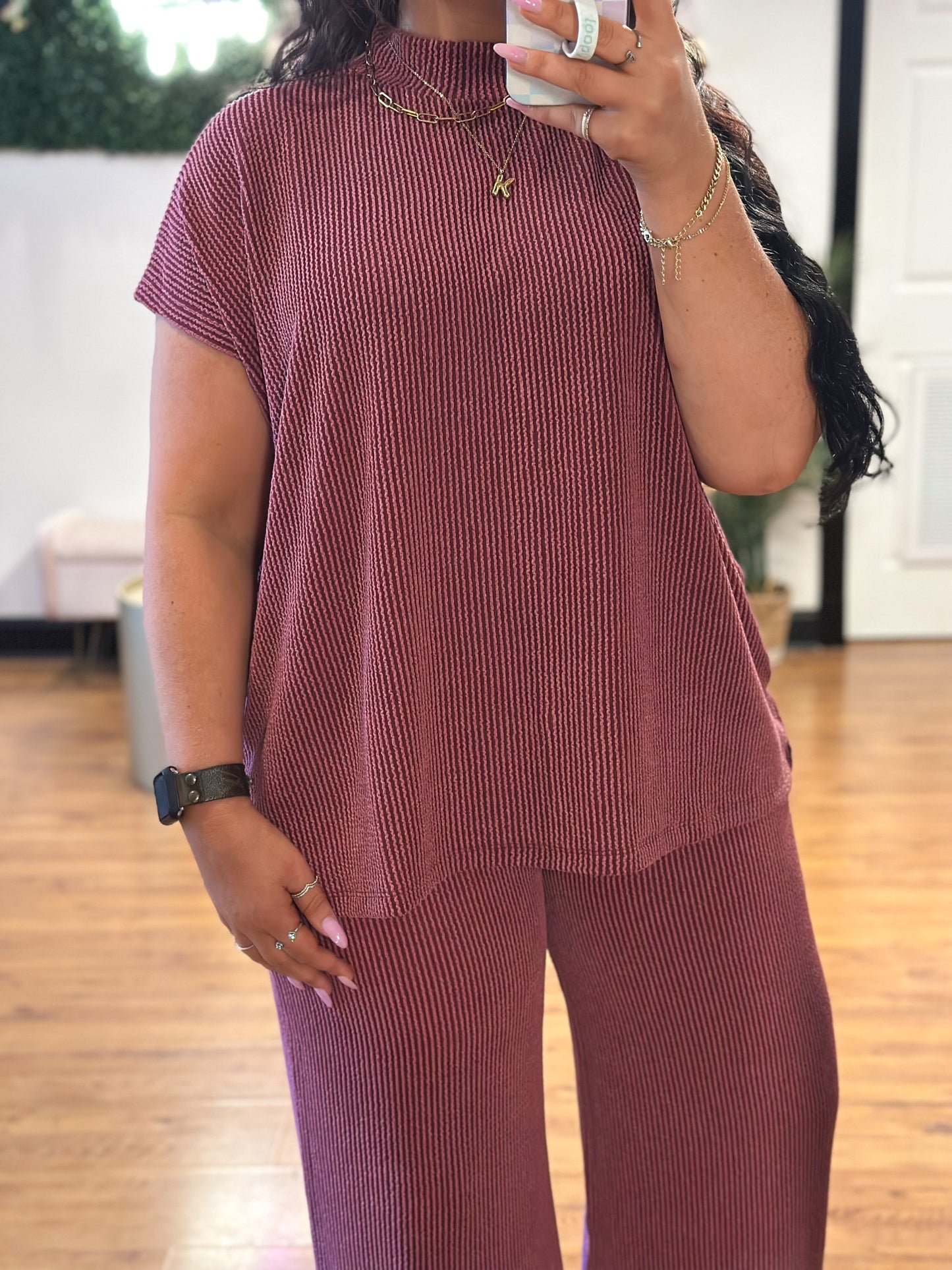 Styled Comfort Set, Burgundy