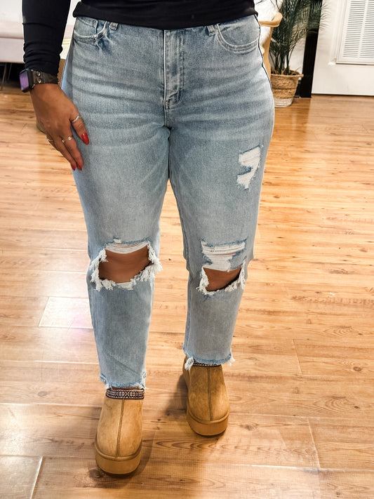 Kris High Rise Dad Jeans