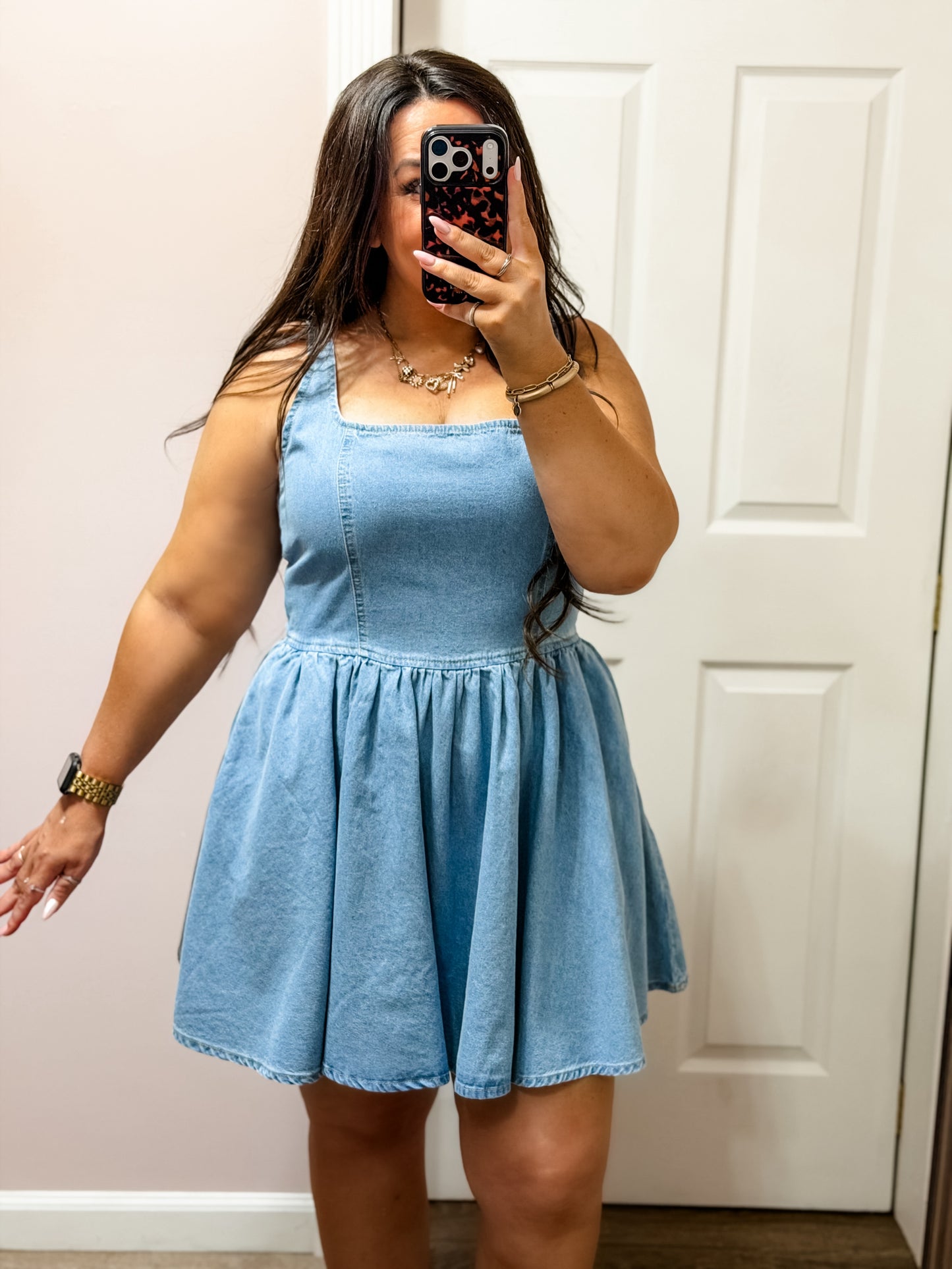 Easygoing Denim Dress
