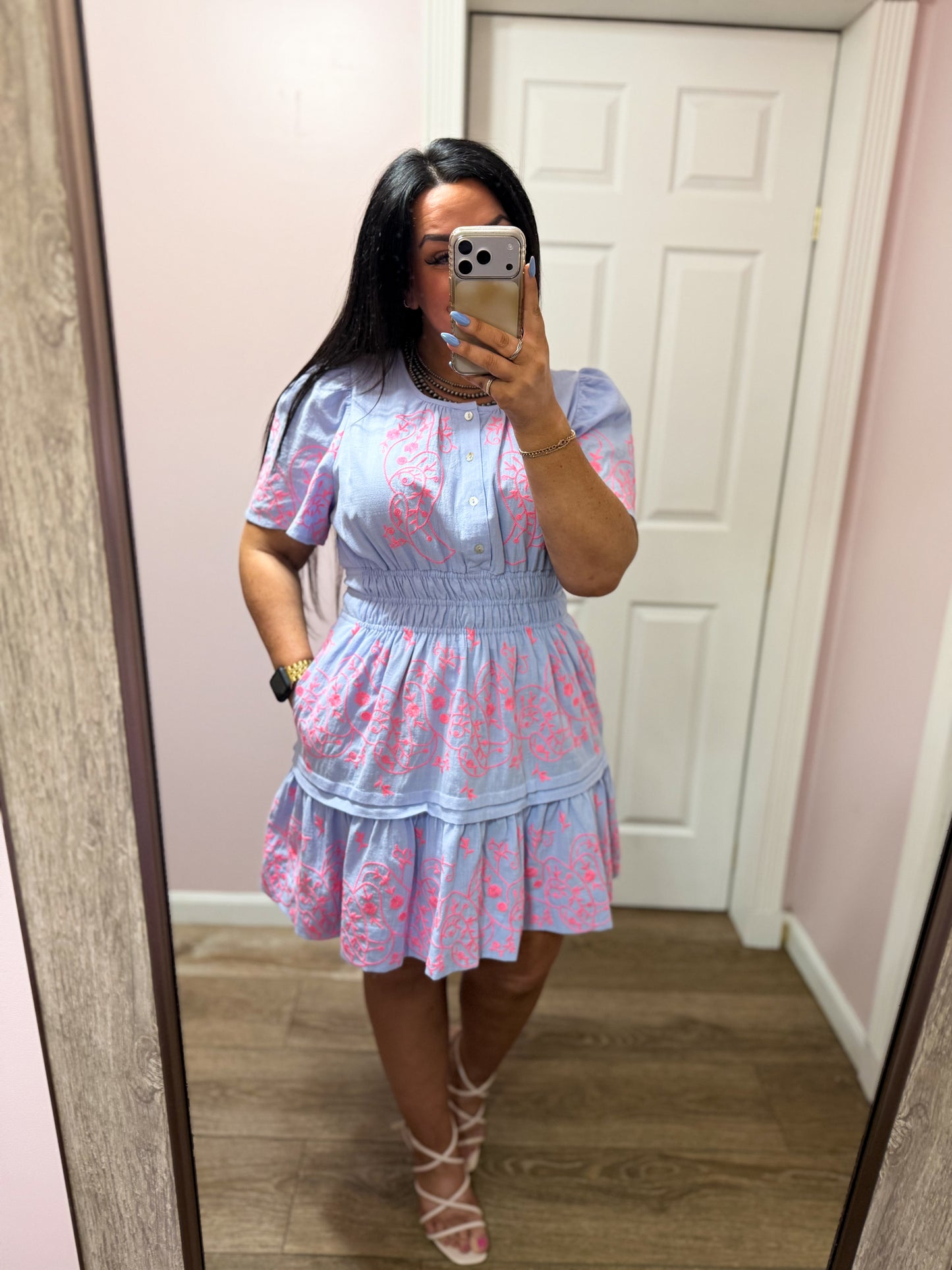 Ever So Sweet Embroidered Dress