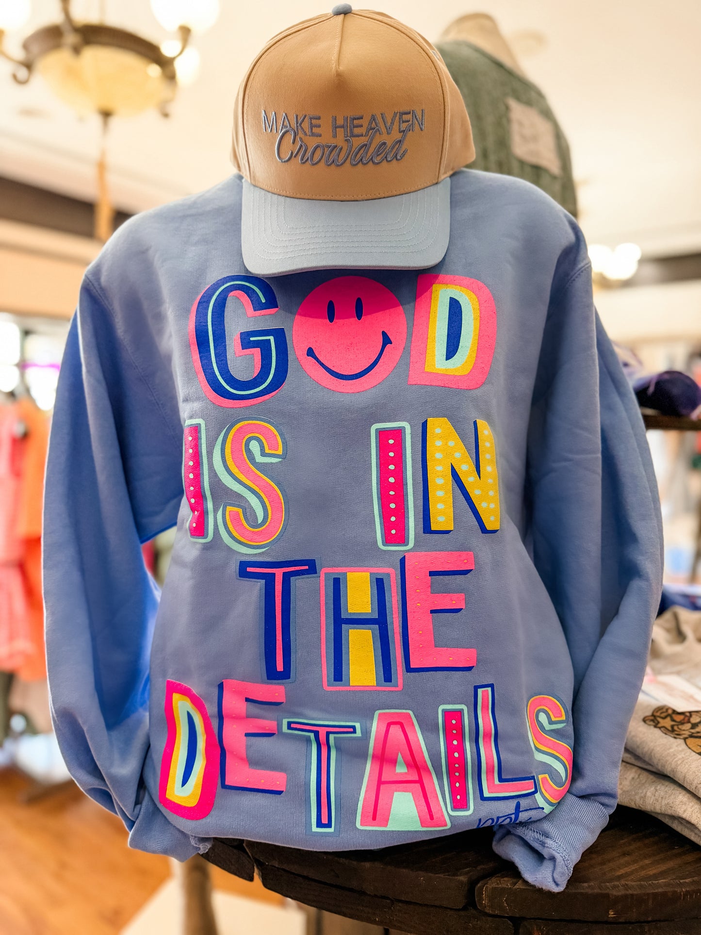 God Is in the Details Crewneck