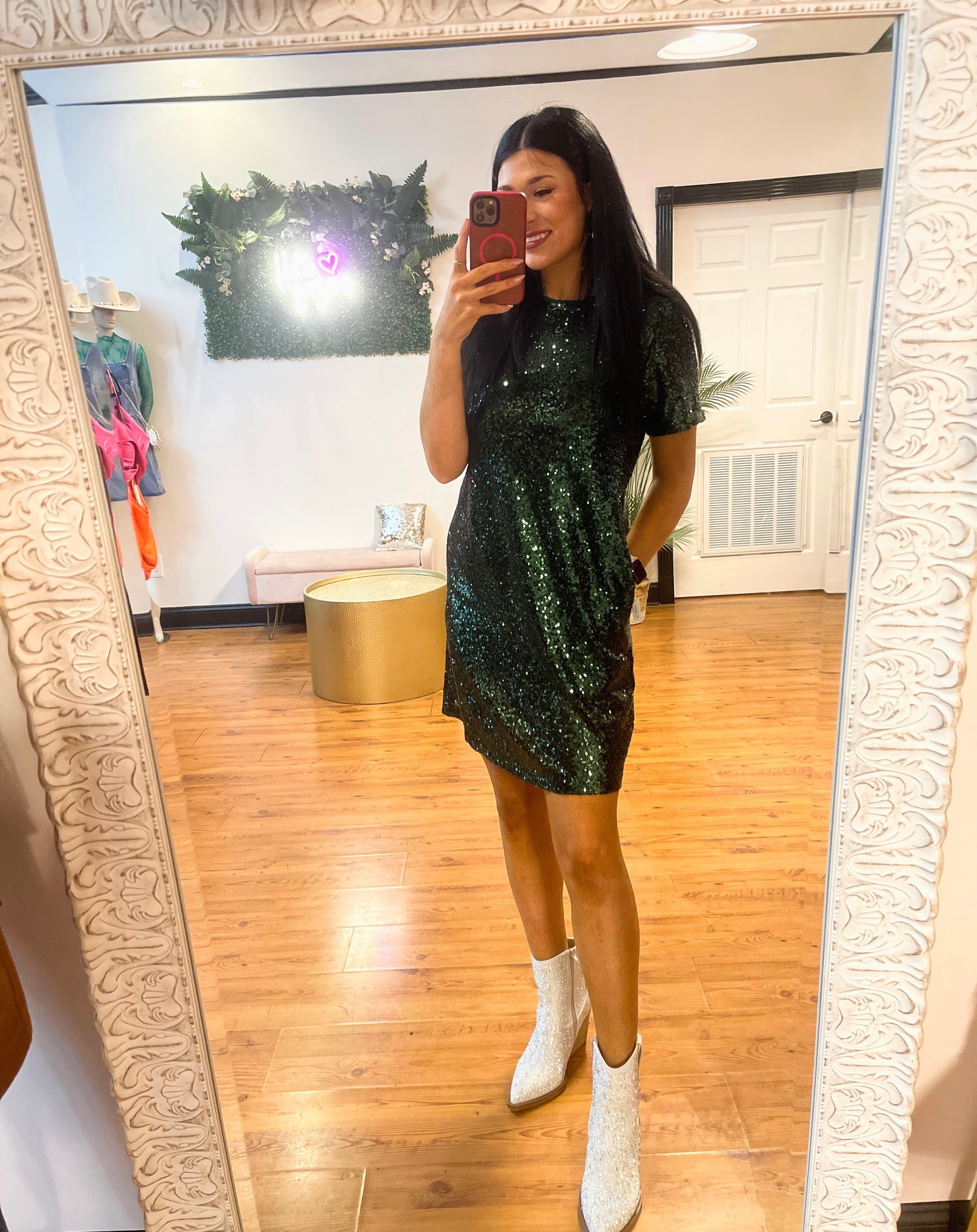 Evening To Shine Sequin Dress