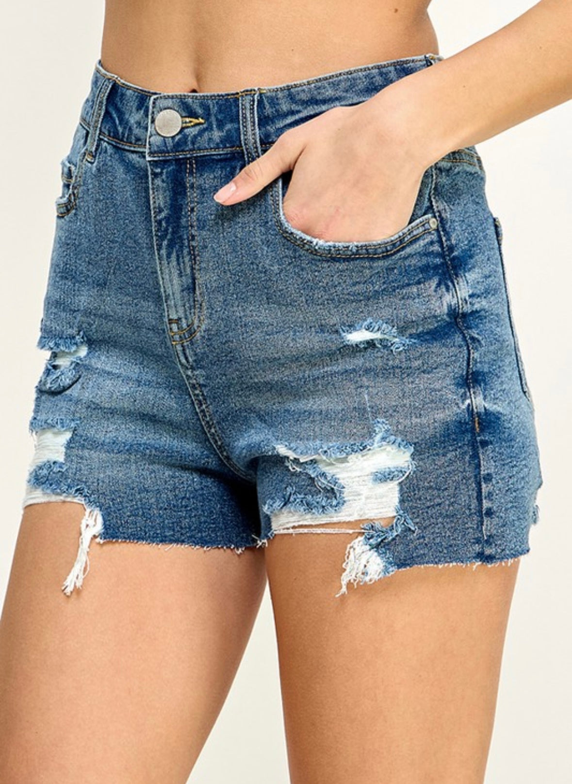 Summer Ready Denim Shorts