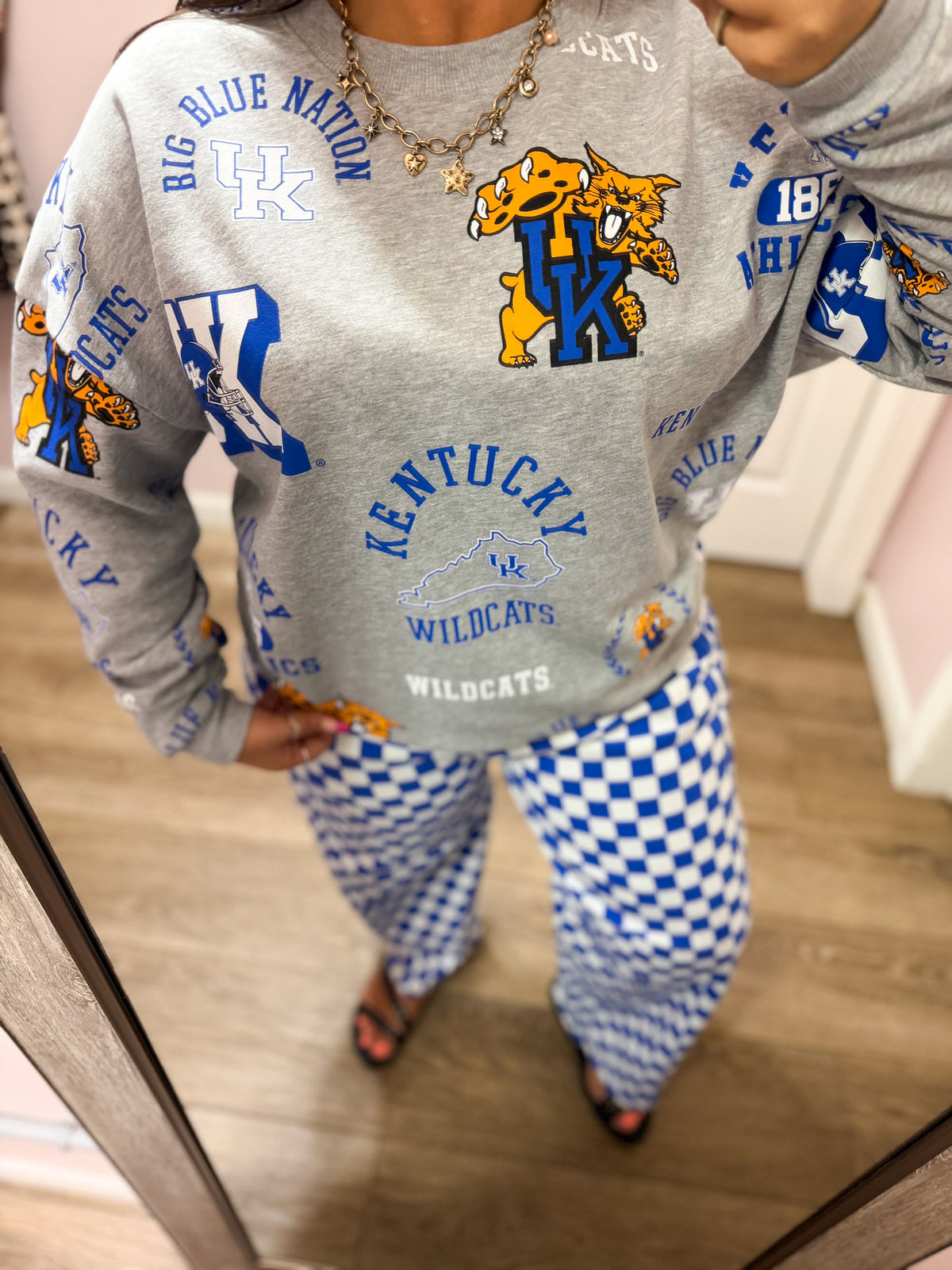 Wildcats On Repeat Crewneck