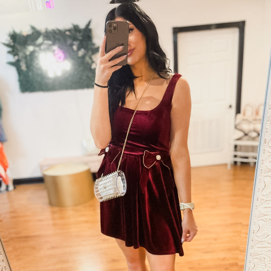 Cherished Moments Velvet Dress