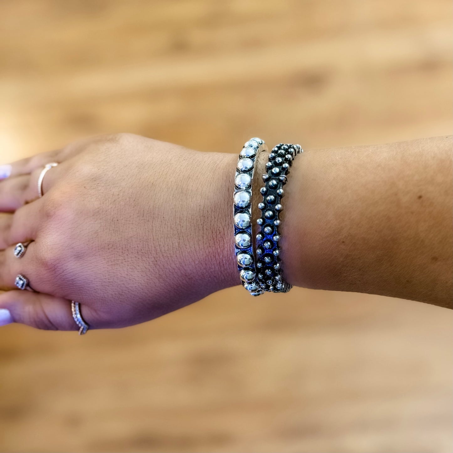 Bubble Stud Stretch Bracelet
