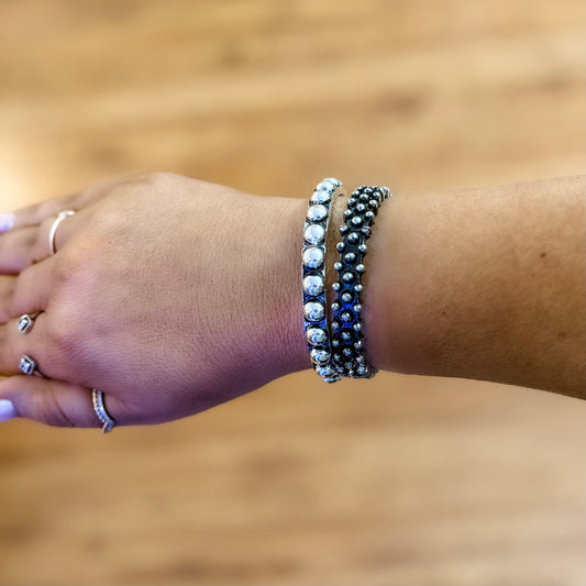 Bubble Stud Stretch Bracelet