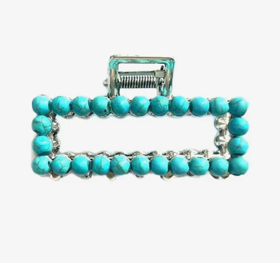 Mini Western Studded Claw Clip