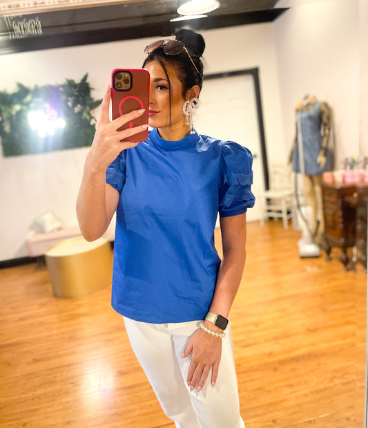 Into Perspective Lace Detail Top