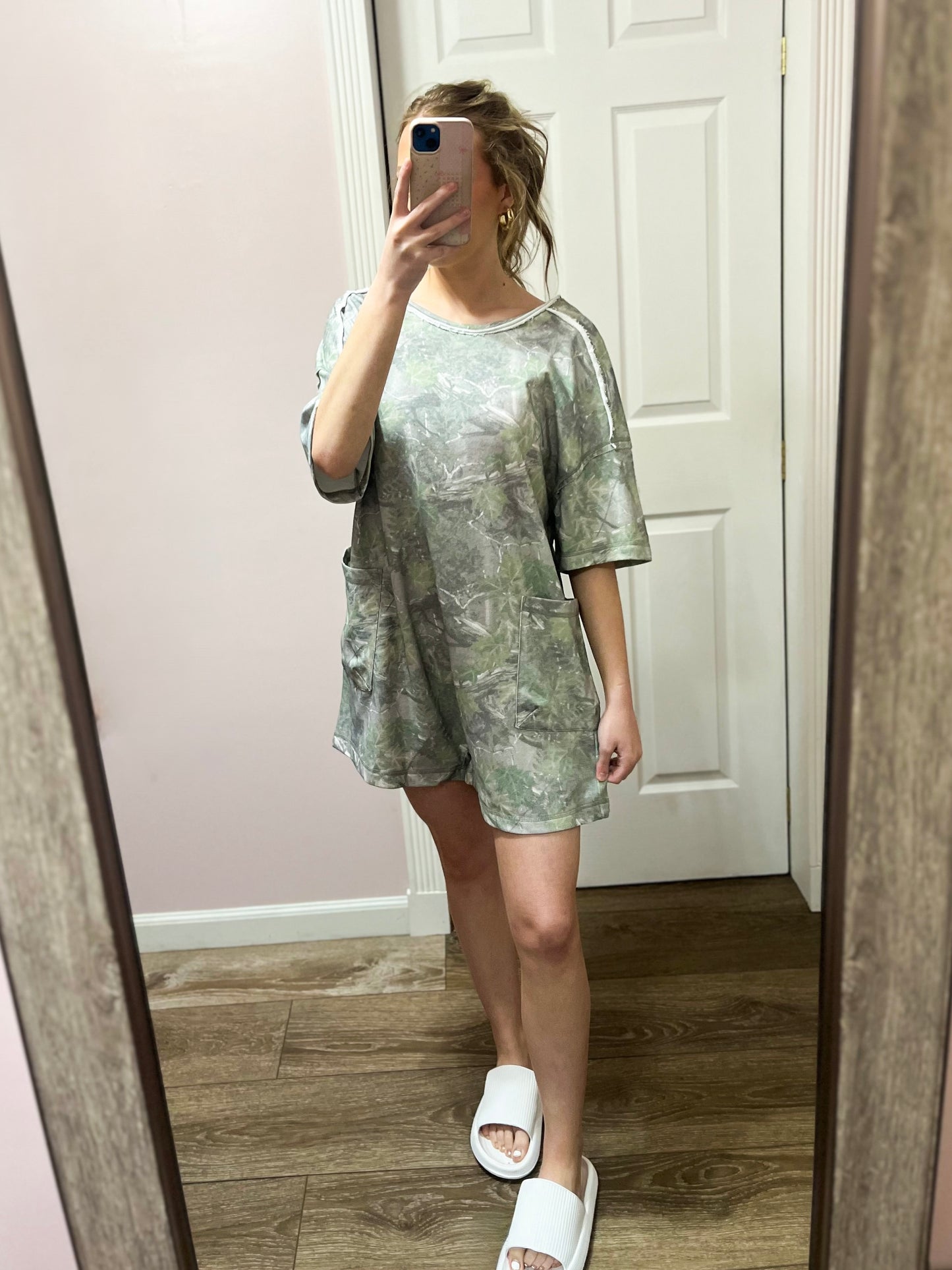 Backwoods Camo Romper