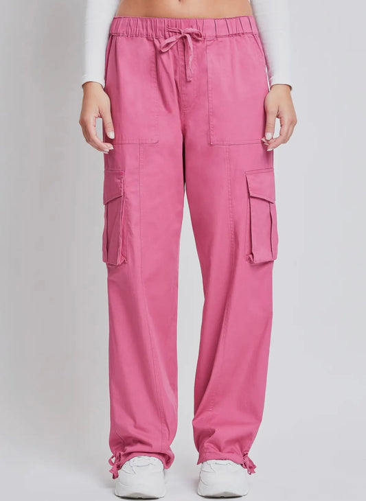 Chill Time Cargo Pants, Pink