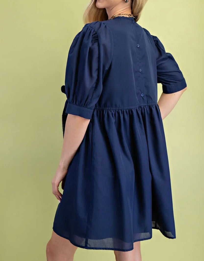 Live Your Life Bow Detail Dress