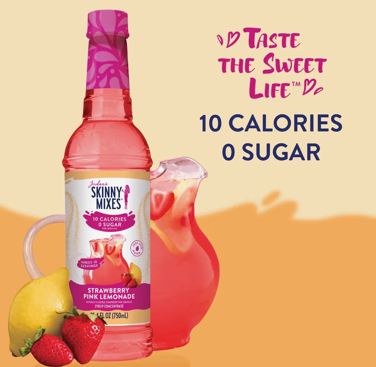 Sugar Free Strawberry Pink Lemonade Concentrate