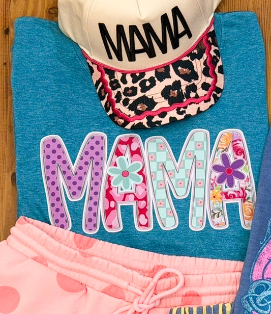 “MAMA” Wildflower Tee