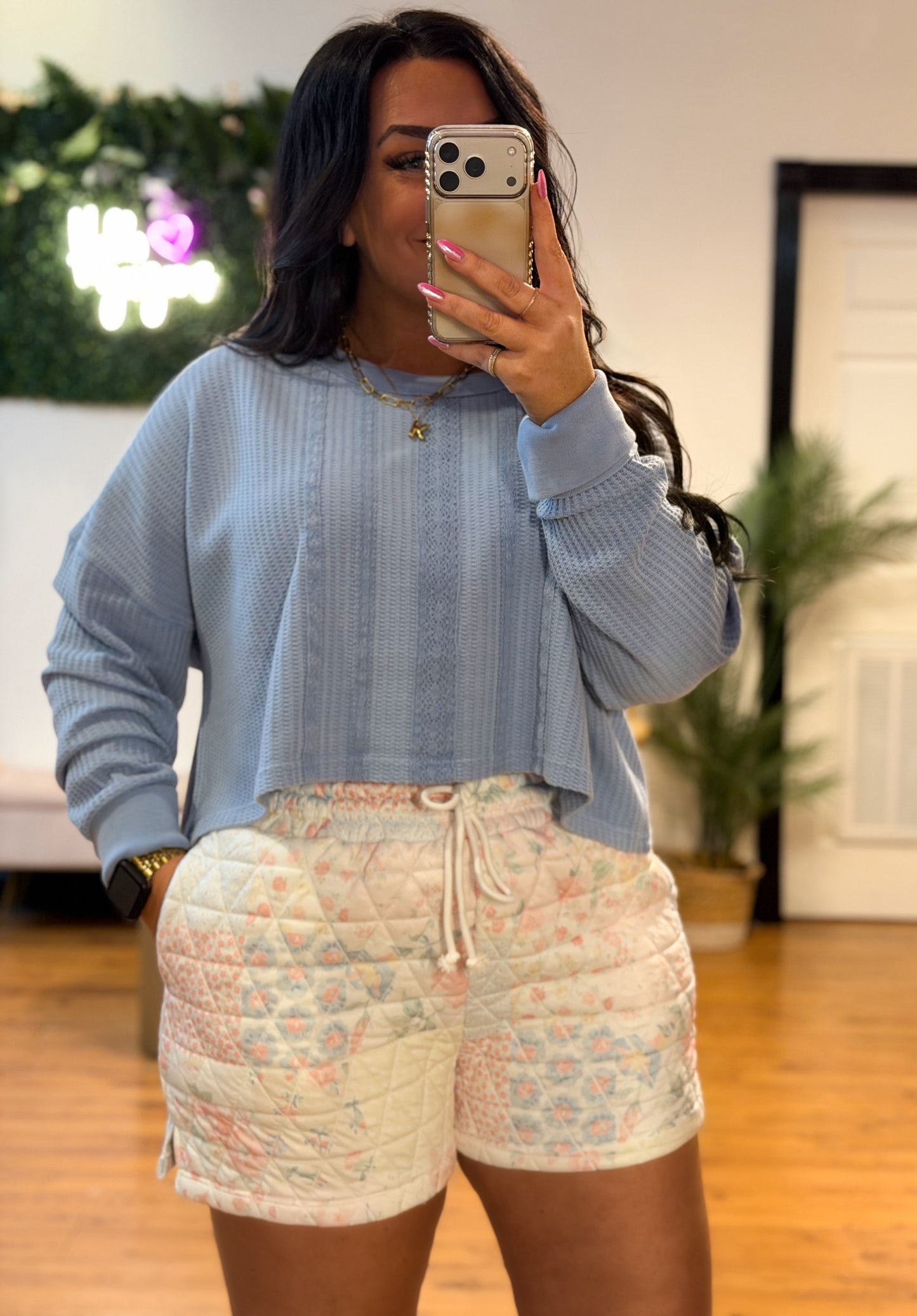 Just Right Lace Detailed Top