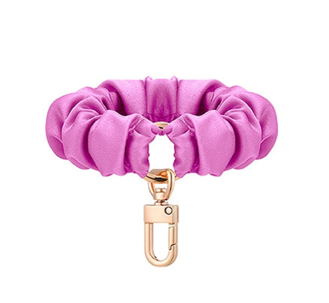 Scrunchie Keychain Wristlet
