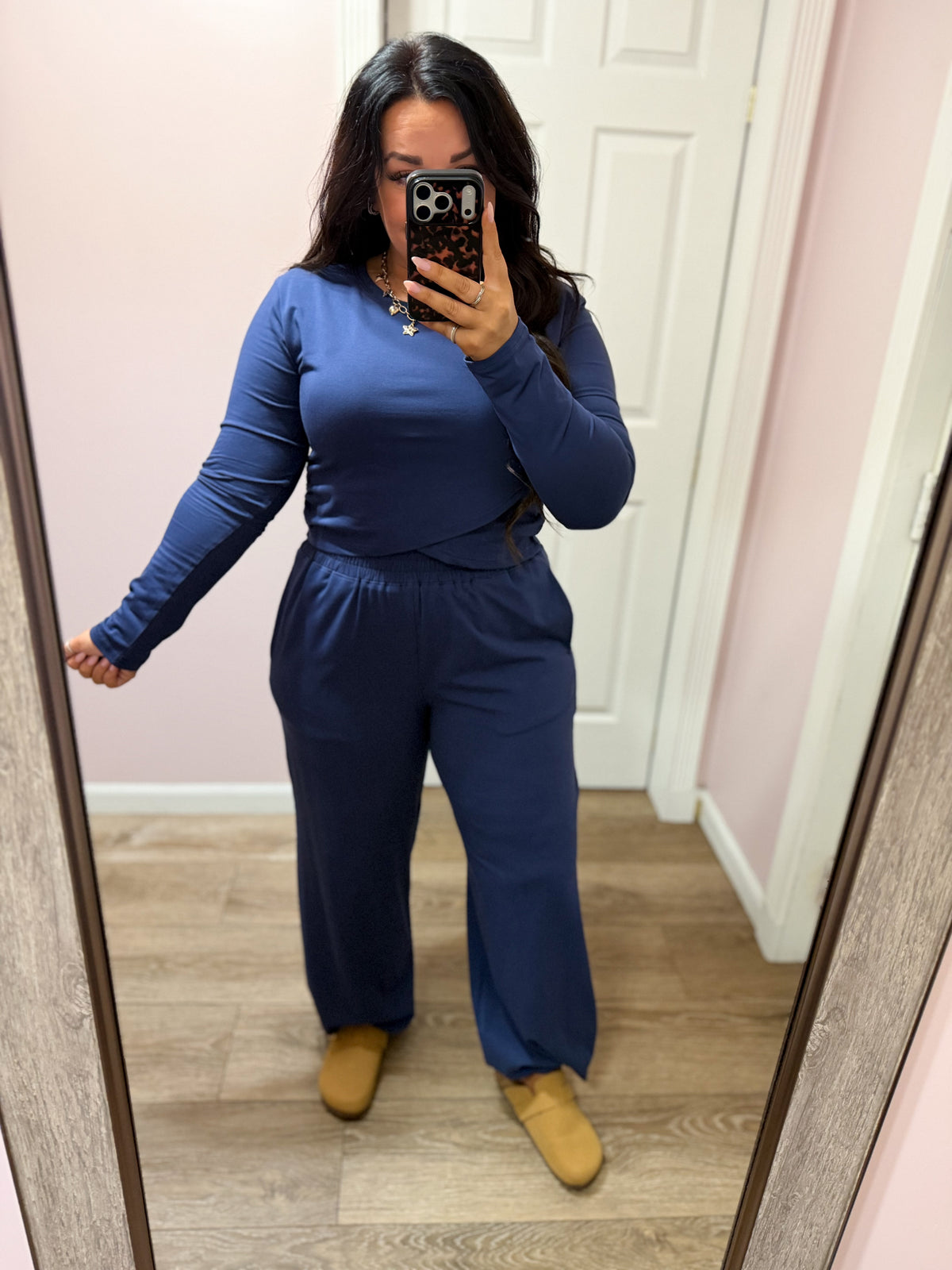 Sweet Spot Twist Lounge Set, Navy