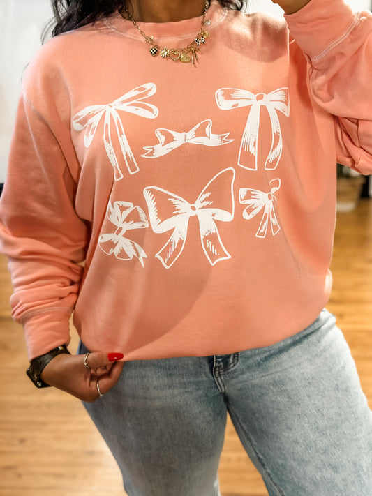 Ribbon Graphic Pullover
