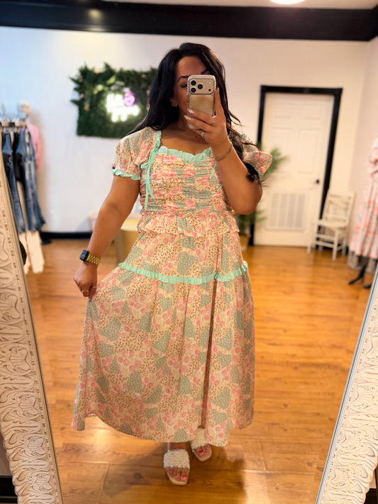 Fresh Pick Floral Midi Dress