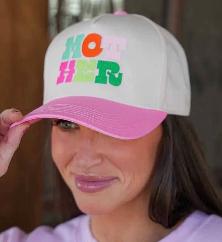 “Mother” Embroidered Canvas Hat