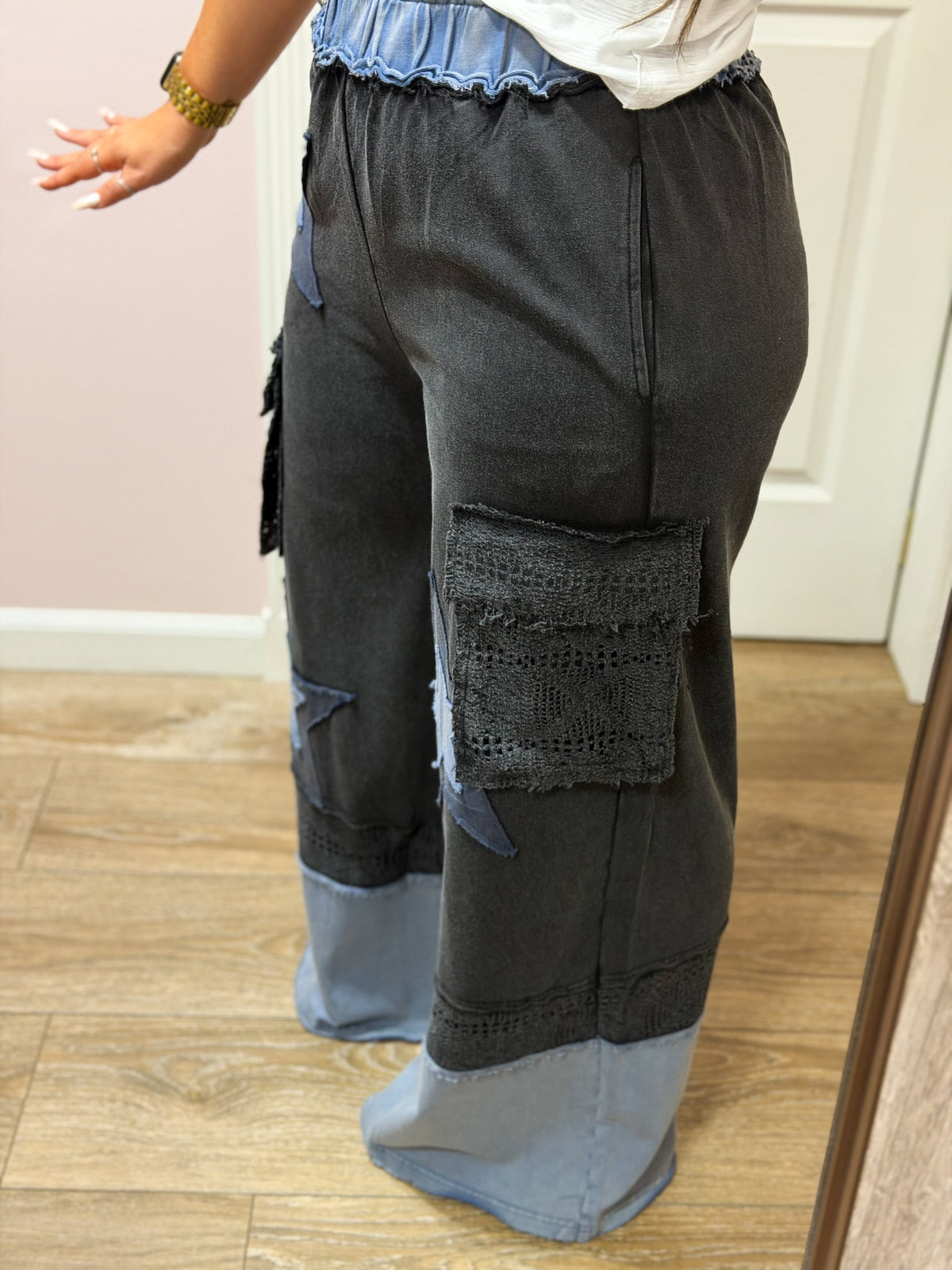 Days End Star Patch Pants