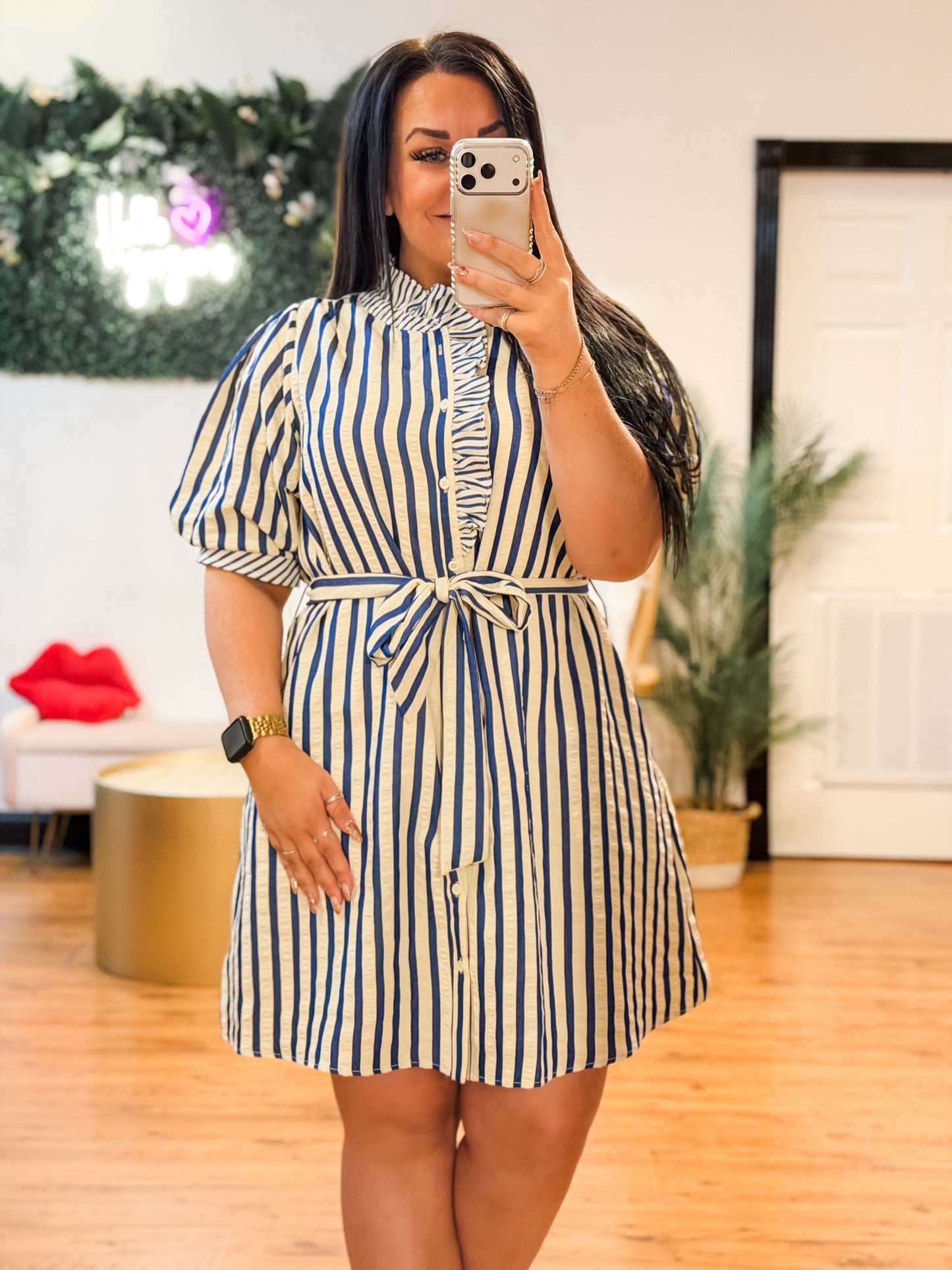 Another Chance Striped Dress