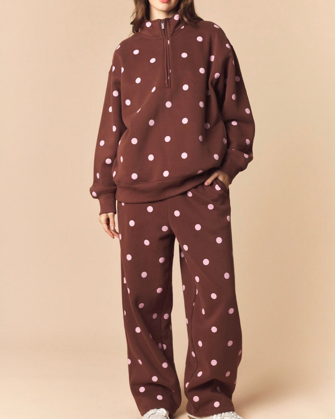 Morning Chill Polka Dot Set