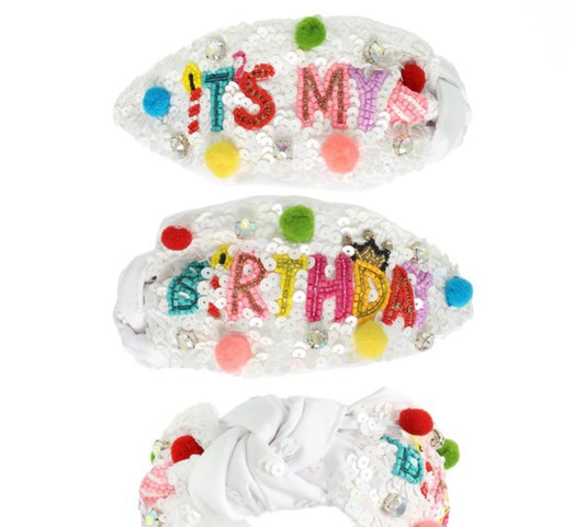 It’s My Birthday Beaded Headband