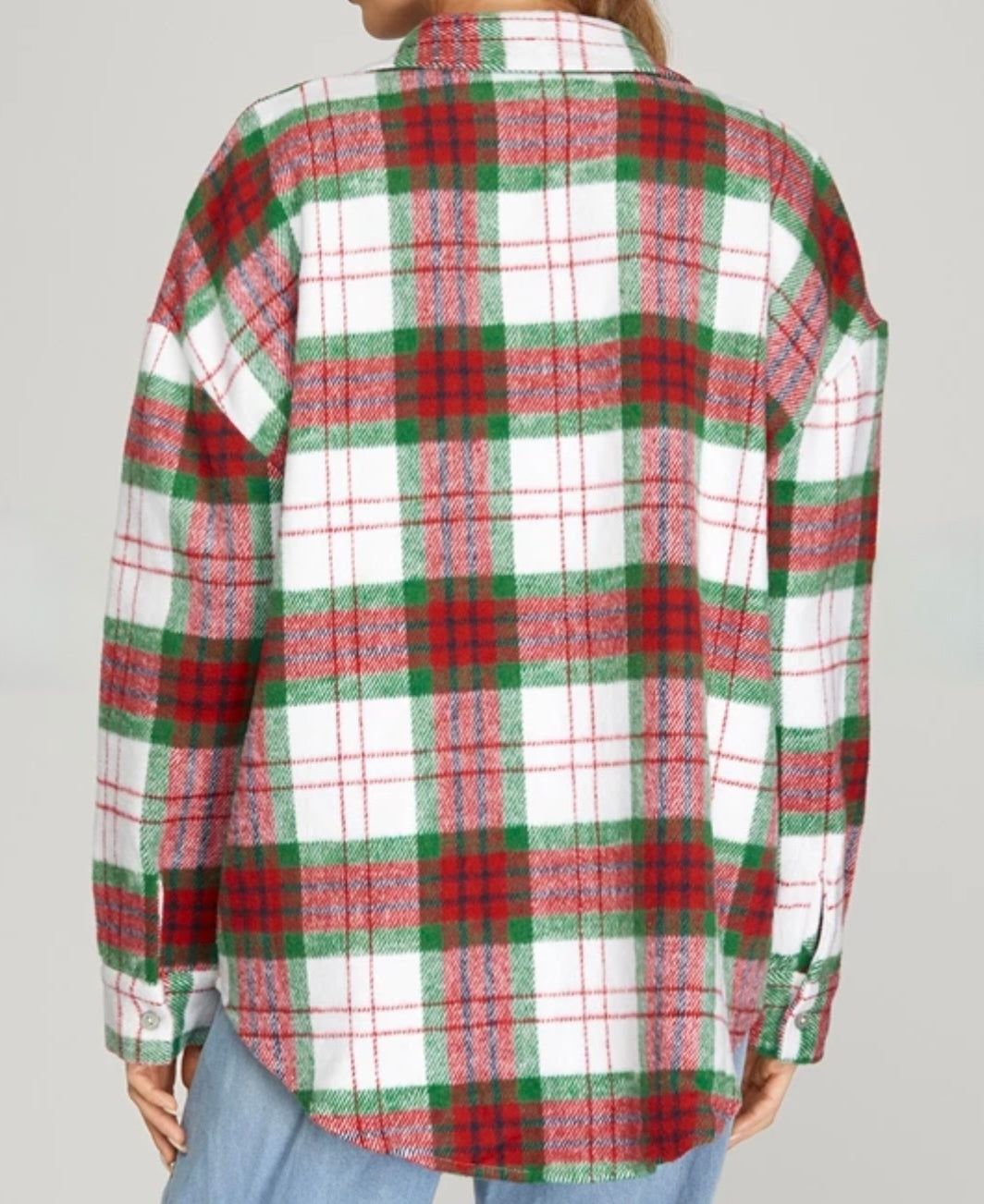 Merry Mood Plaid Shacket