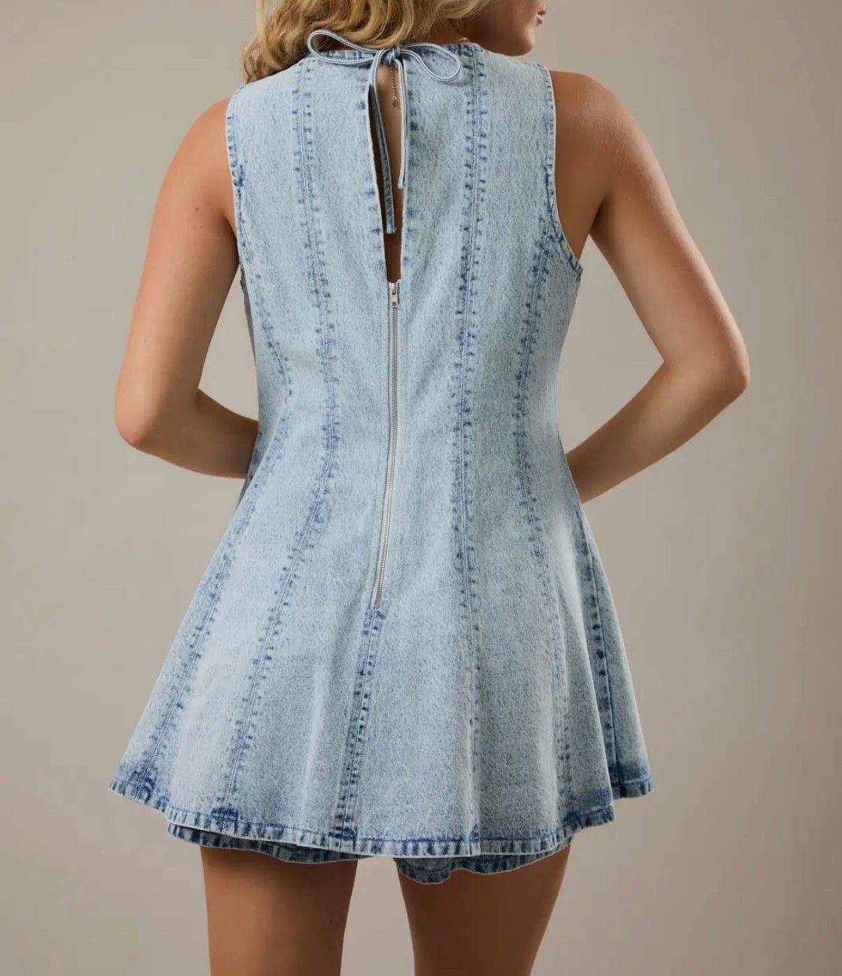 Always A Vibe Denim Romper