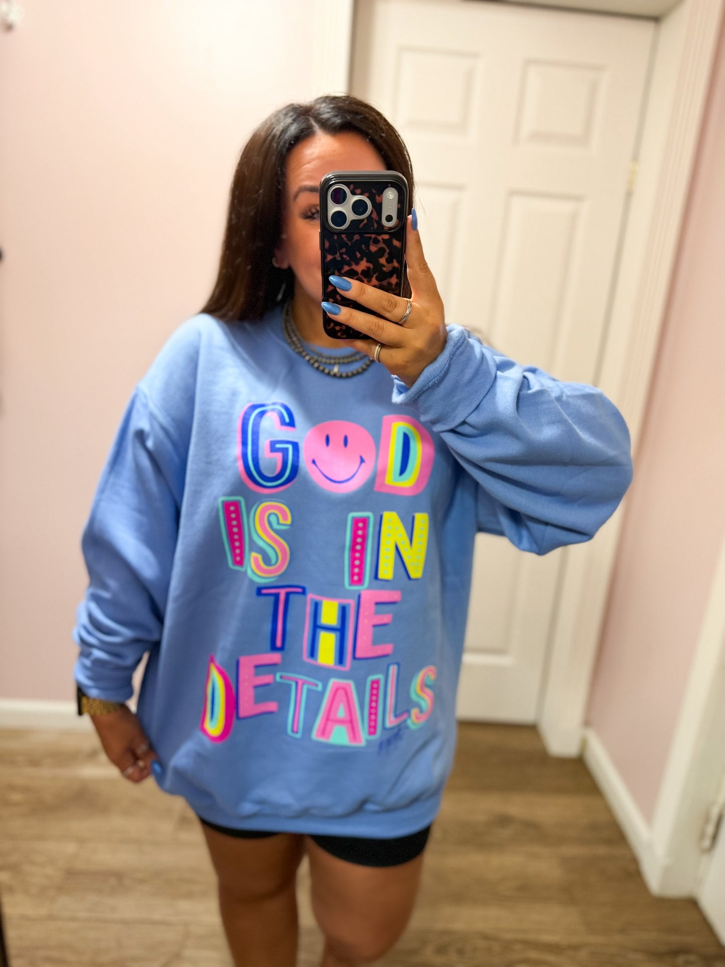 God Is in the Details Crewneck