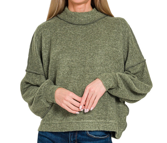 Seasonal Bliss Sweater, Olive