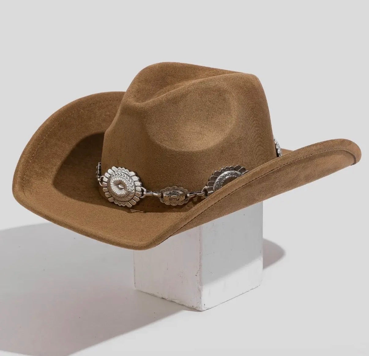 Concho Strap Western Hat