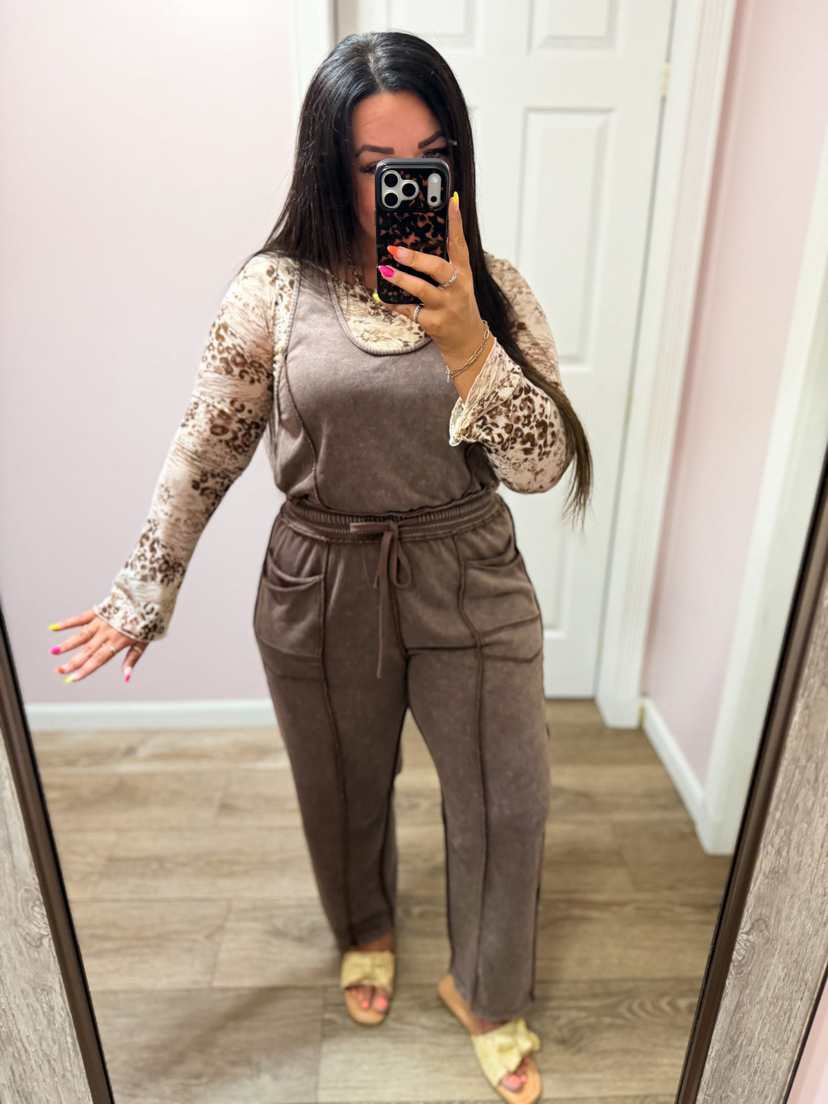 Jackie Mineral Wash Jumpsuit