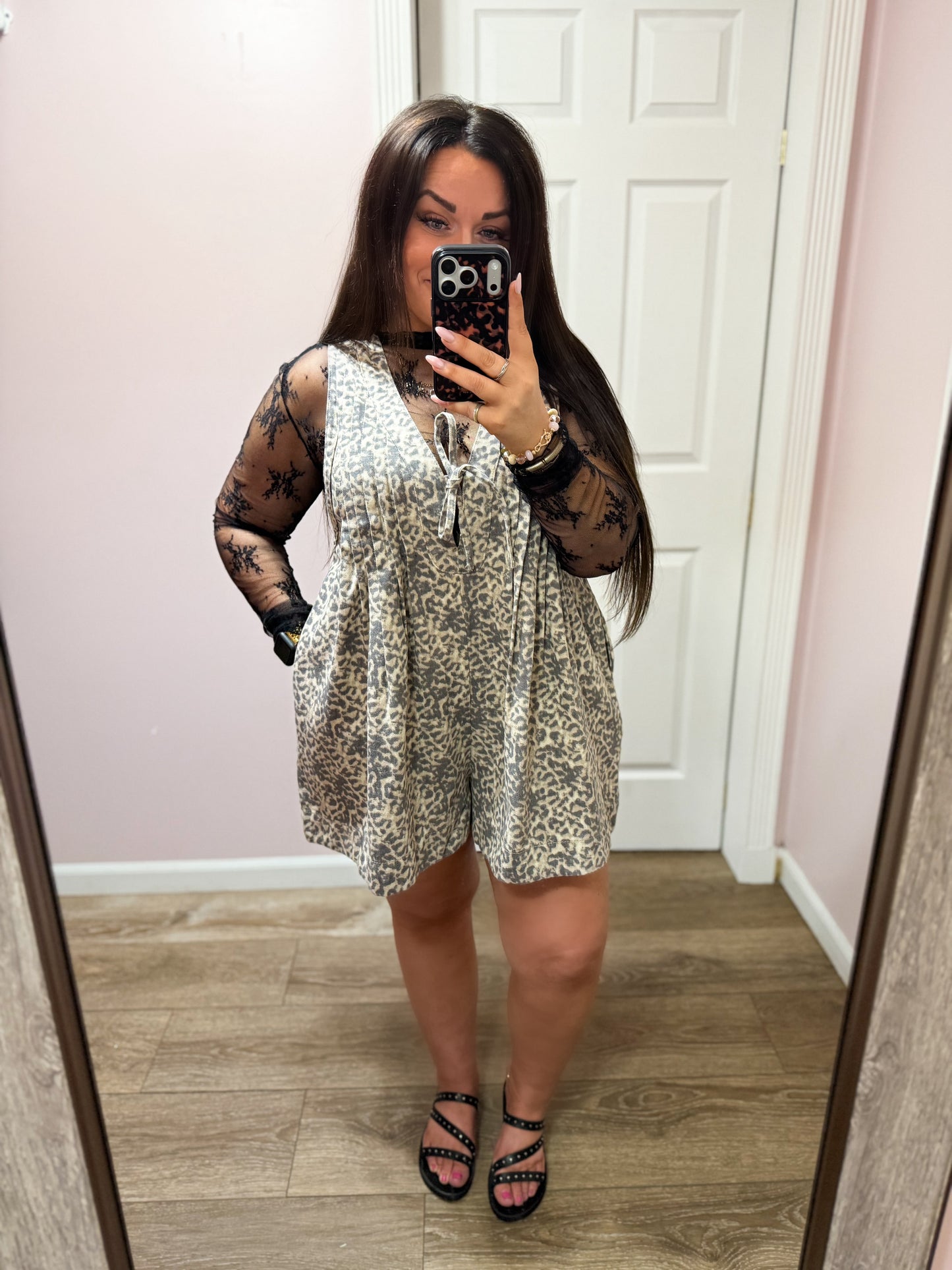 Little Miss Leopard Romper