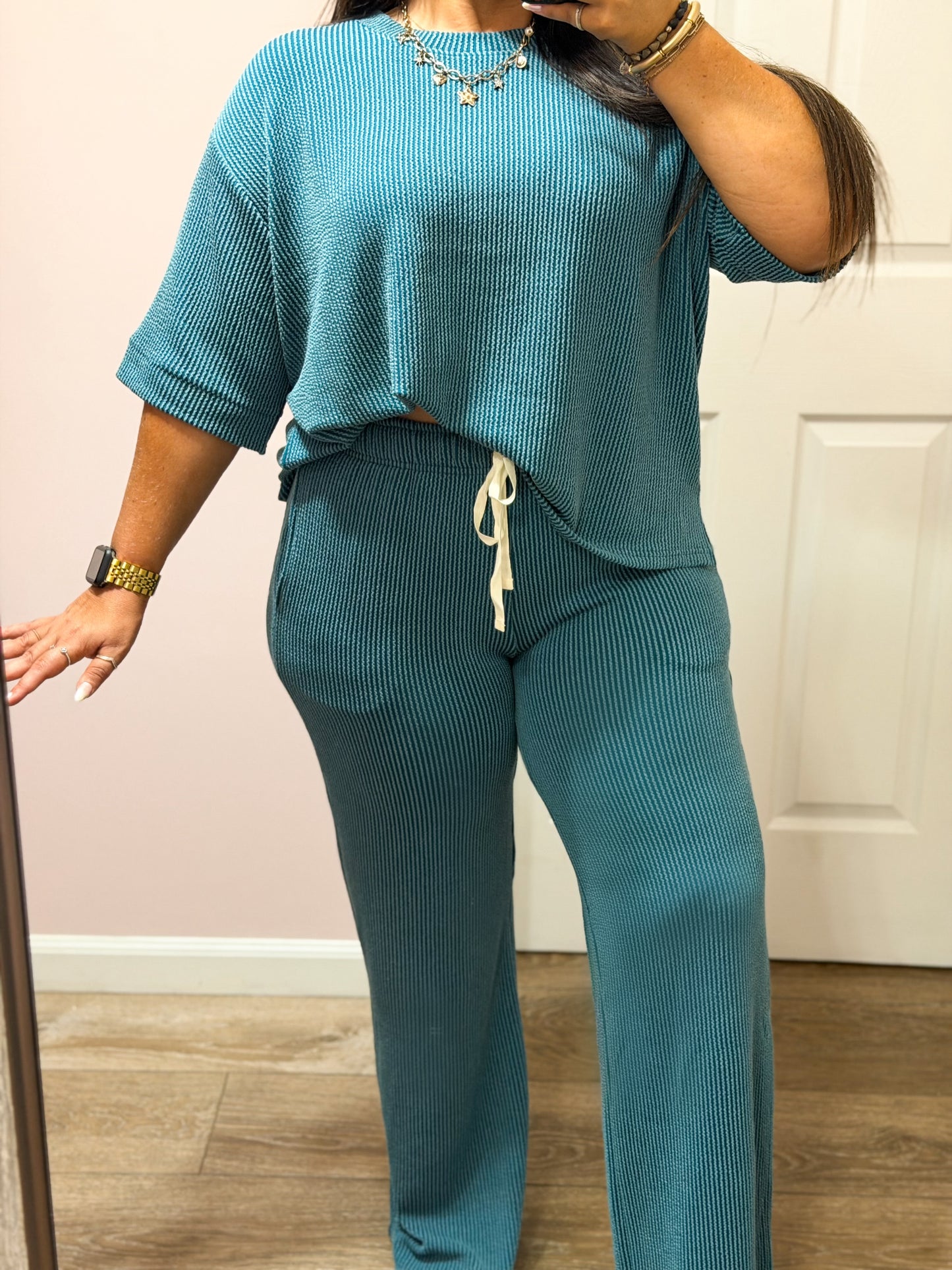Easily Accomplished Ribbed Set