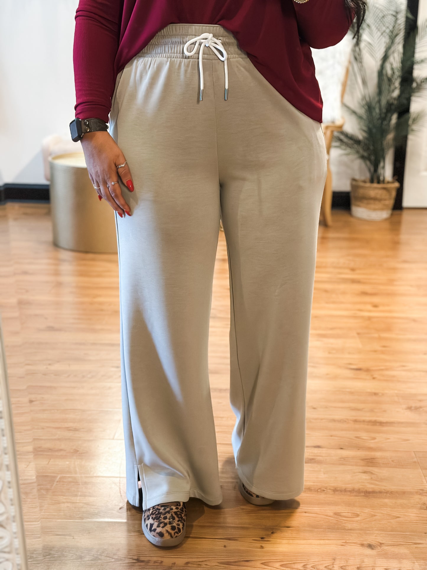 Short on Time Lounge Pants, Beige