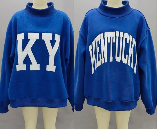 Kentucky Reversible Sweatshirt, Royal