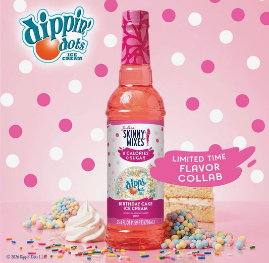 Dippin’ Dots Birthday Cake Ice Cream Syrup
