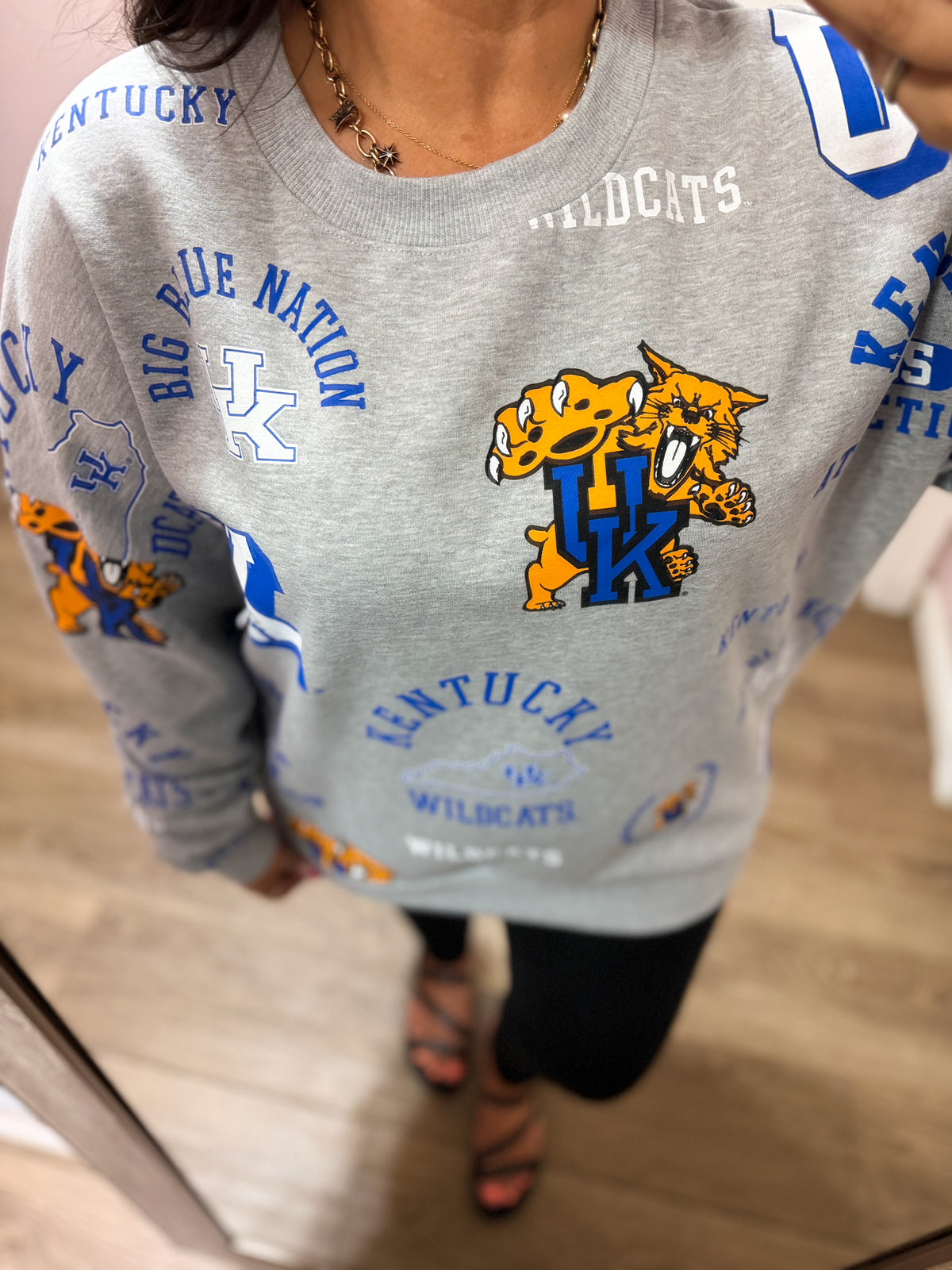 Wildcats On Repeat Crewneck