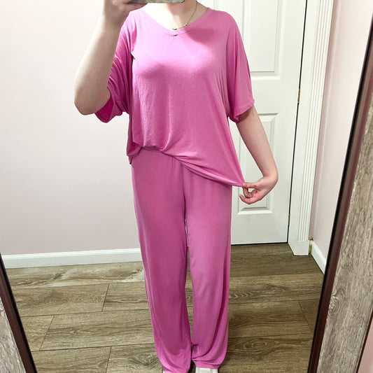 Getting Gone Two Piece Set, Pink