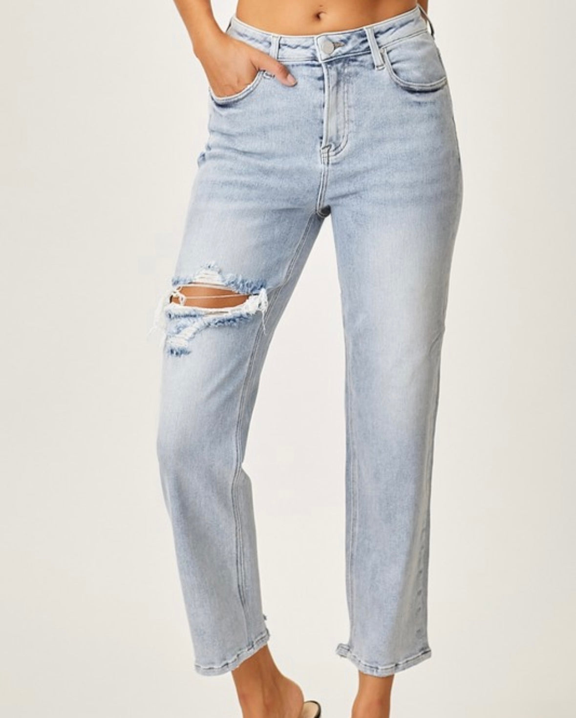 Unforgettable High Rise Straight Jeans