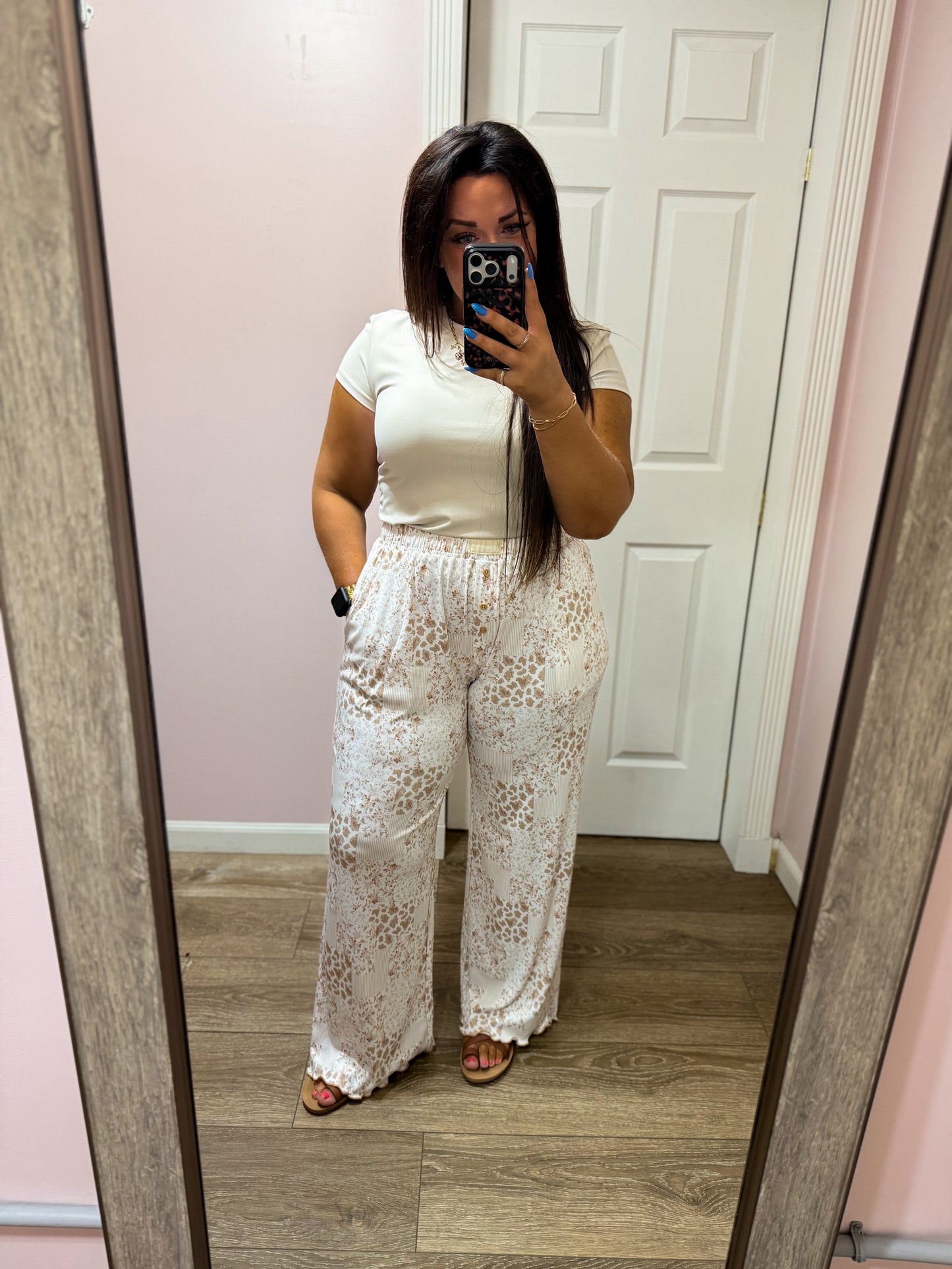Easy Charm Patchwork Pants